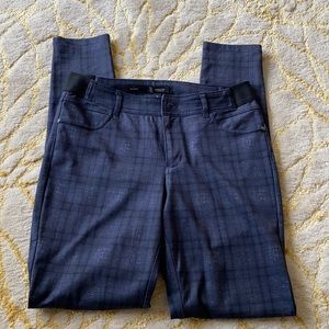 Baby plaid leggings w/back pockets